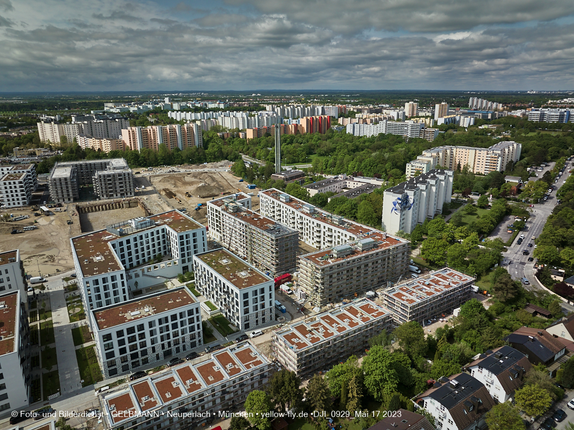 17.05.2023 - Pandion Verde und Baustelle Alexisquartier in Neuperlach 17.05.2023 - Pandion Verde und Baustelle Alexisquartier in Neuperlach